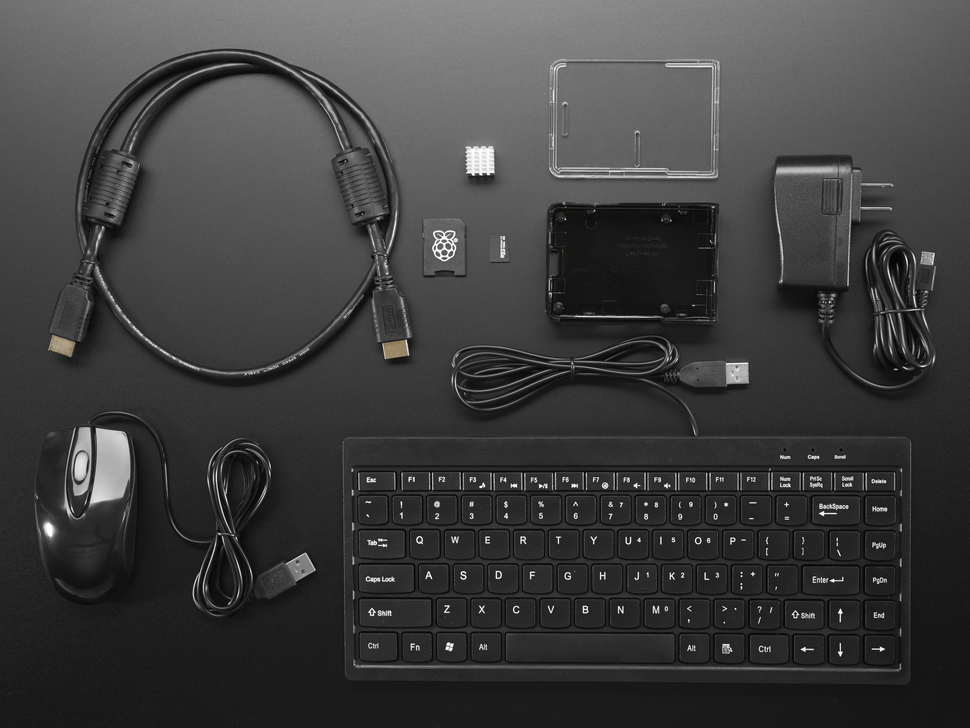 Computer Starter Kit for Raspberry Pi 3 (Pi Not Included)