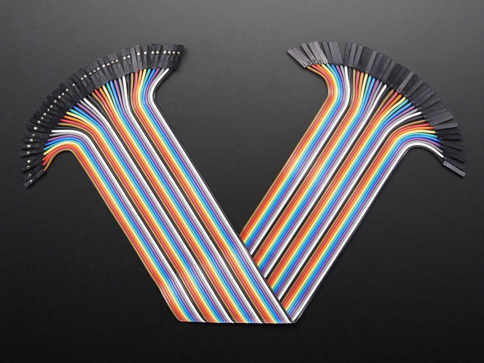 Premium Female/Female Jumper Wires - 40 x 12in (300mm)
