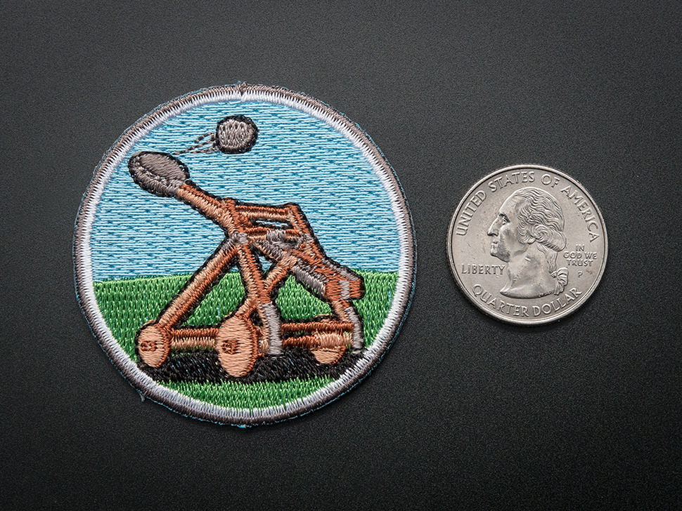 Catapult - Skill badge, iron-on patch