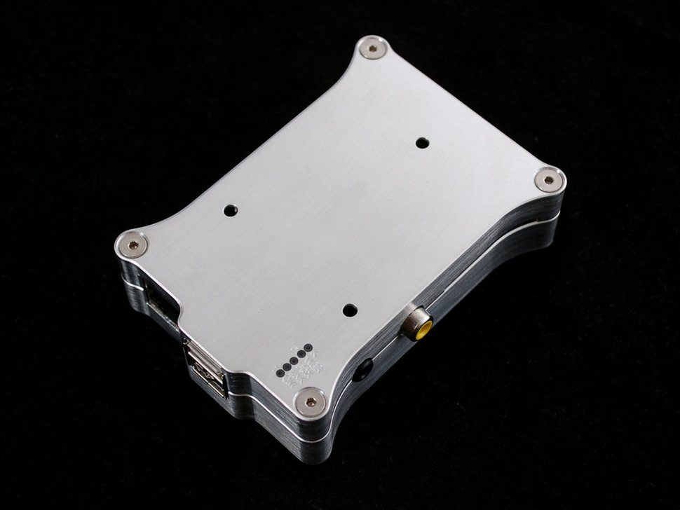 Pi Holder milled aluminum case for Raspberry Pi Model B no logo
