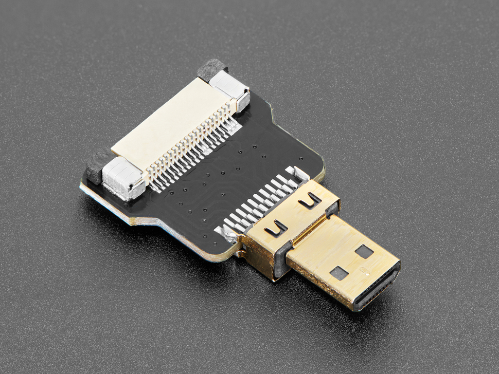DIY HDMI Cable Parts - Straight Micro HDMI Plug Adapter
