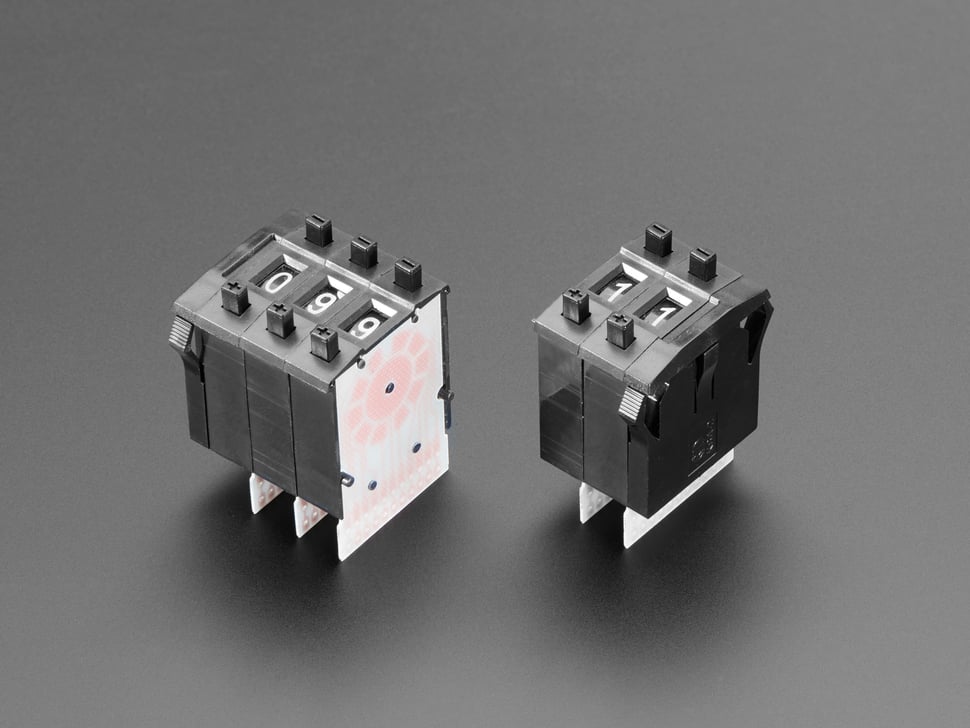 Mechanical Decade Counters - Large Size - Pack of 5
