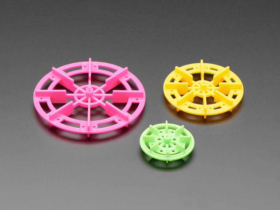 Paddle Wheel Pack for TT Gearbox Motor