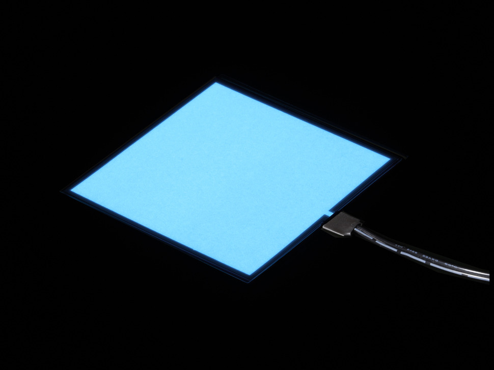 Electroluminescent (EL) Panel - 10cm x 10cm White