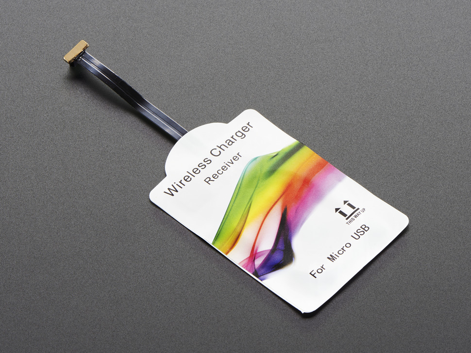 Universal Qi Wireless Charging Module - 60mm Forward MicroUSB