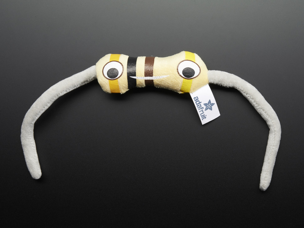 Mho the Resistor - Circuit Playground Plushie