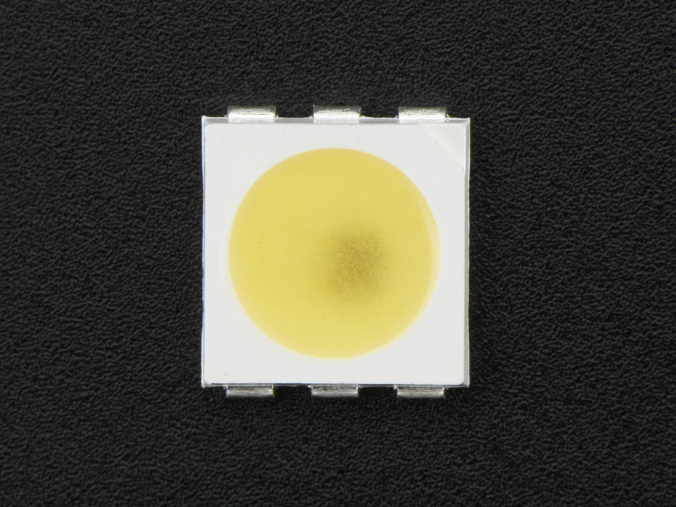 5050 Cool White LED w/ Integrated Driver Chip - 10 Pack