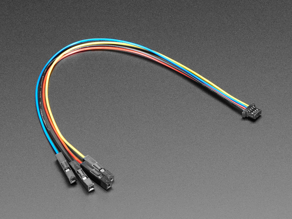 STEMMA QT / Qwiic JST SH 4-pin Cable with Premium Female Sockets