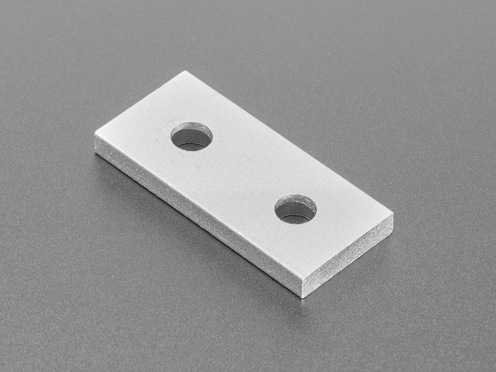 Coupling Plate - 2 Holes - 20x20 Aluminum Extrusion
