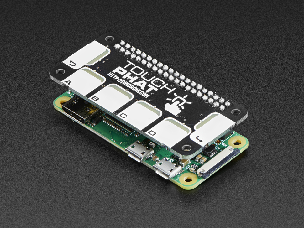 Pimoroni Touch pHAT for Raspberry Pi Zero