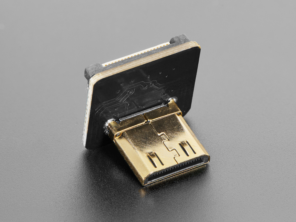 DIY HDMI Cable Parts - Right Angle (L Bend) Mini HDMI Plug