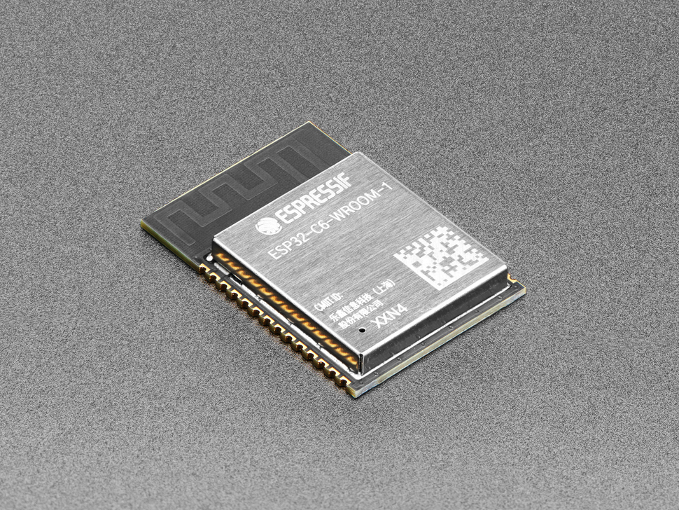 ESP32-C6-WROOM-1-N4 Engineering Module - 4 MB Quad SPI Flash