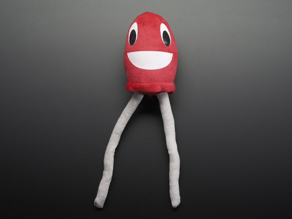 Ruby the Red LED - Circuit Playground Plushie