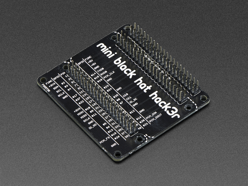 Pimoroni Mini Black HAT Hack3r - Fully Assembled