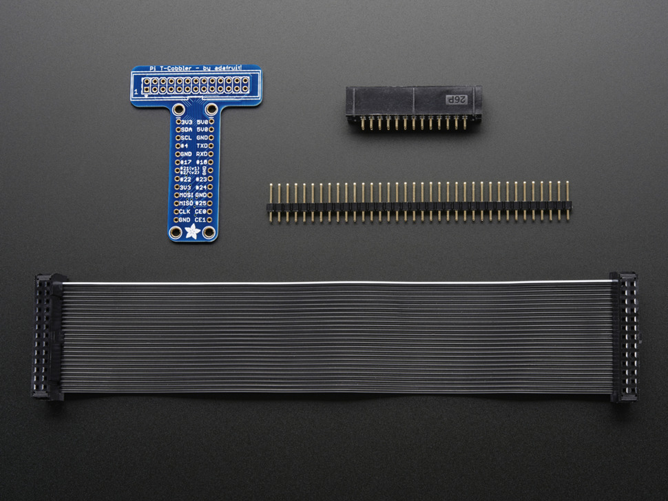 Adafruit Pi Unassembled T-Cobbler Breakout Kit for Raspberry Pi