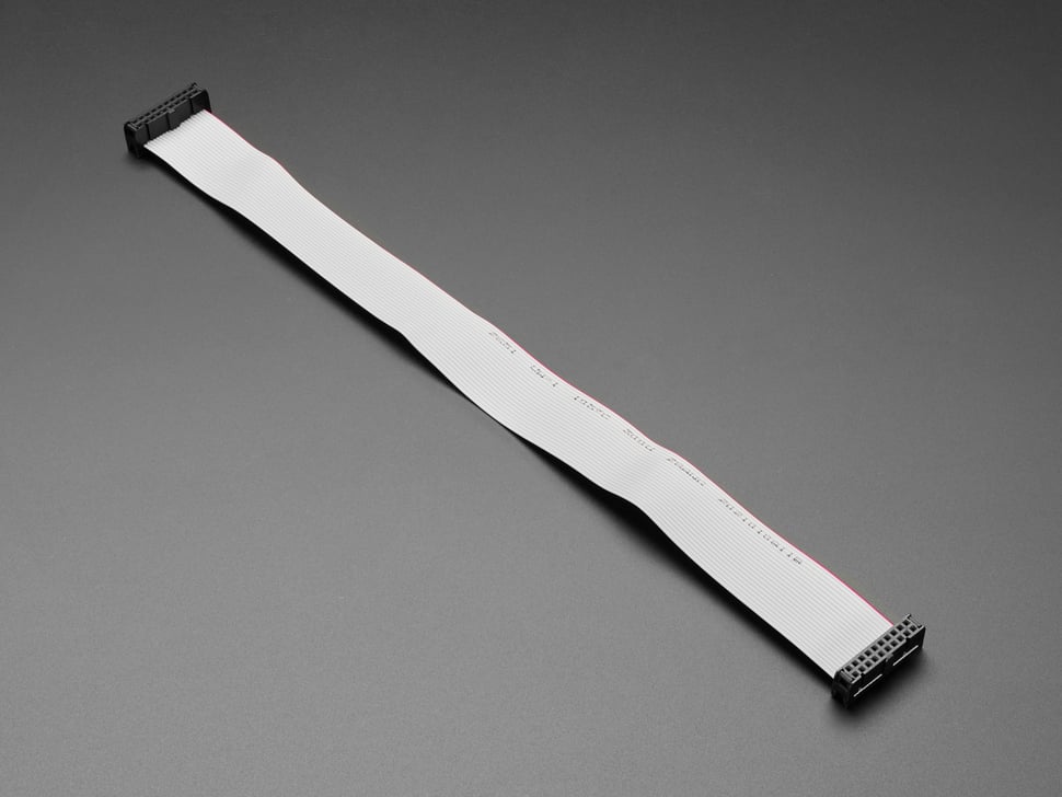 GPIO Ribbon Cable 2x10 IDC Cable - 20 pins 12" long