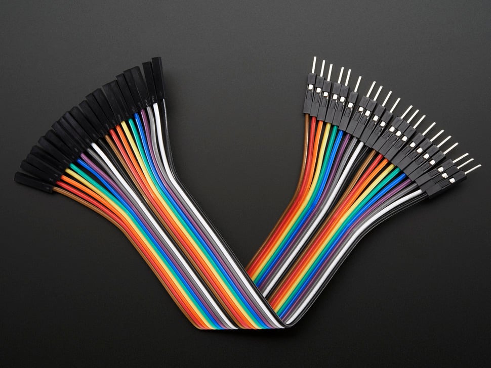 Premium Female/Male 'Extension' Jumper Wires - 20 x 6"