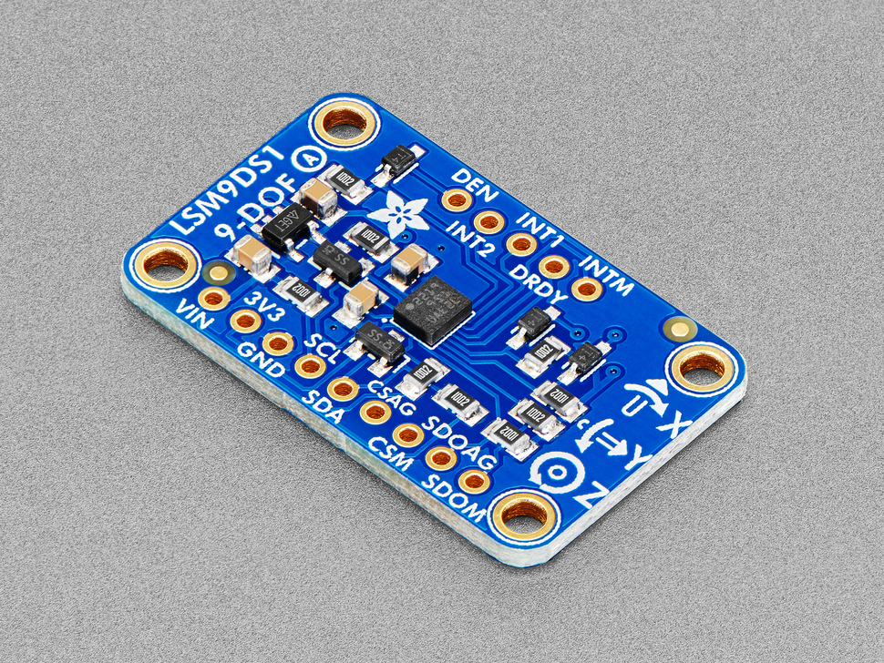 Adafruit 9-DOF Accel/Mag/Gyro+Temp Breakout Board - LSM9DS1