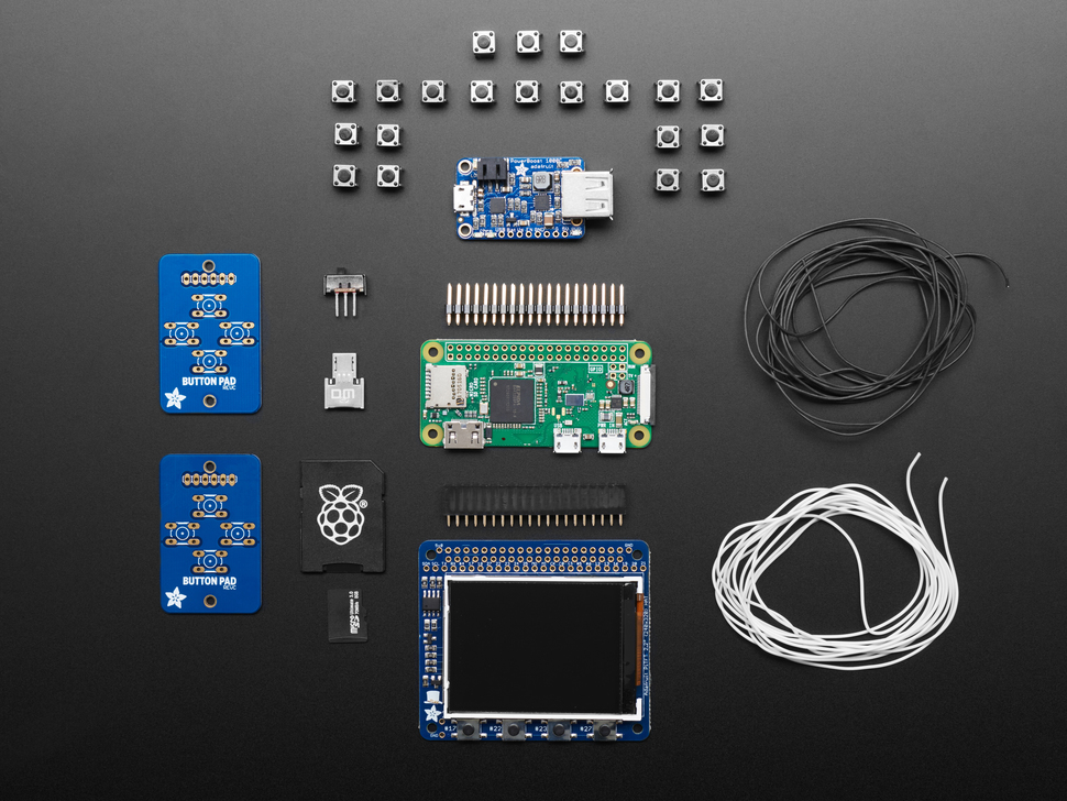 Pi GRRL Zero Parts Kit - Includes Pi Zero W