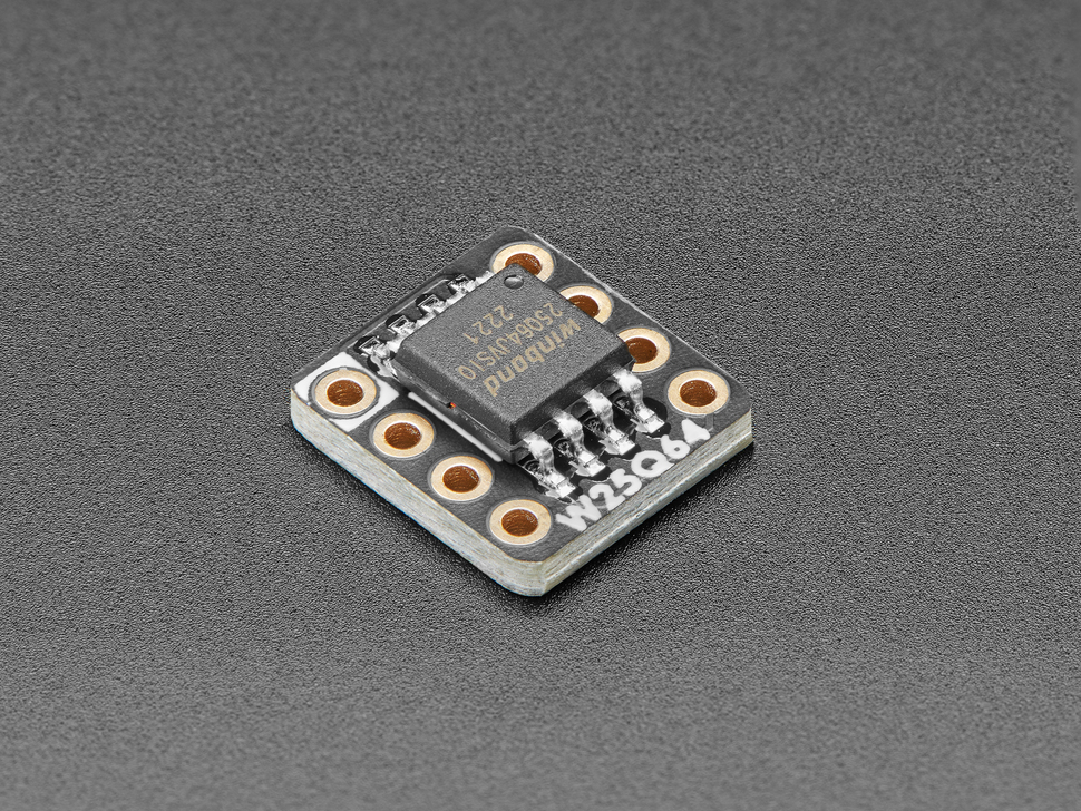 Adafruit QSPI DIP Breakout Board - W25Q64 - 64 MBit 8 MByte