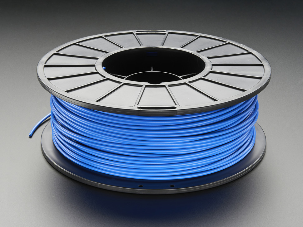 PLA Filament for 3D Printers - 3mm Diameter - Blue - 1KG