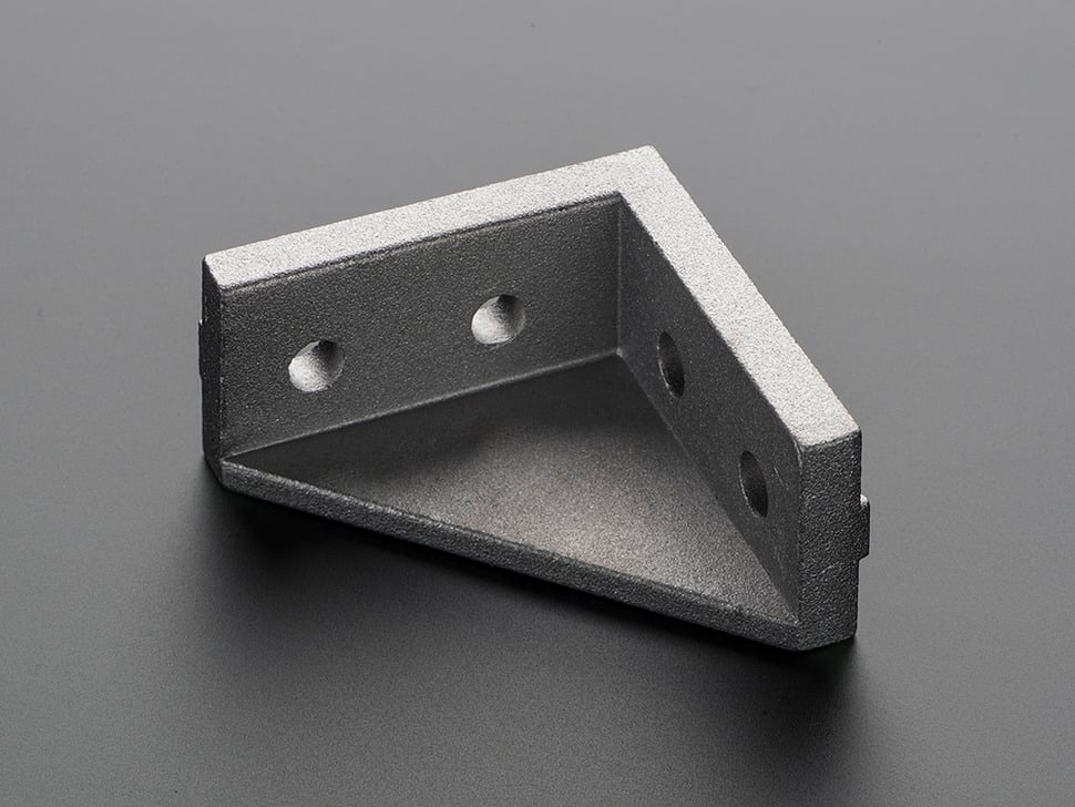 Aluminum Extrusion Double Corner Brace Support (for 20x20)