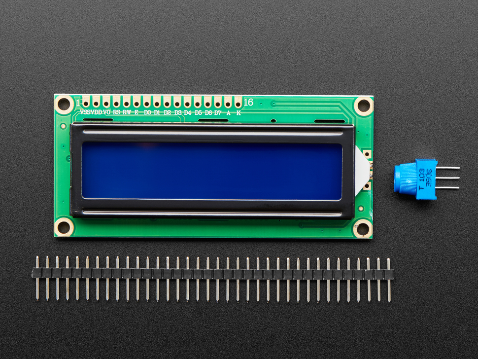 Standard LCD 16x2 + extras