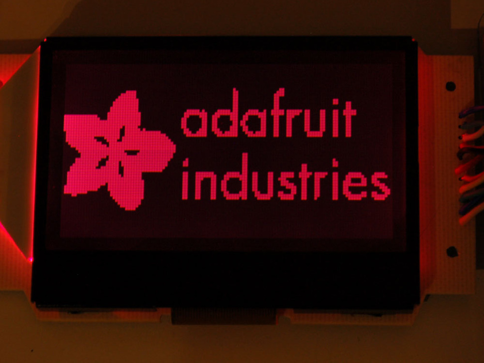 Graphic ST7565 Negative LCD (128x64) with RGB backlight + extras