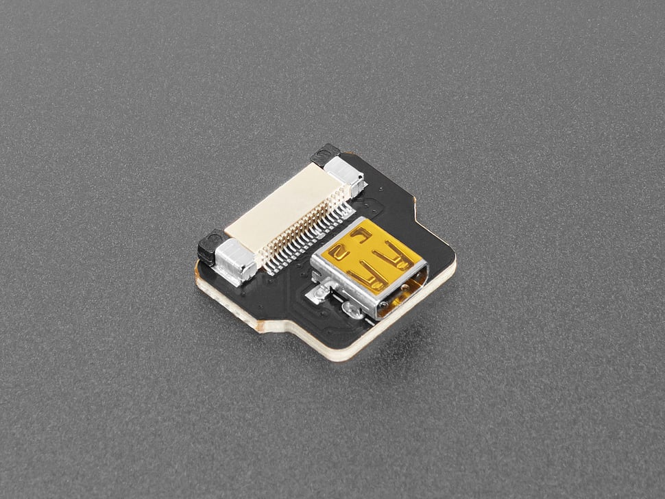 DIY HDMI Cable Parts - Straight Micro HDMI Socket Adapter