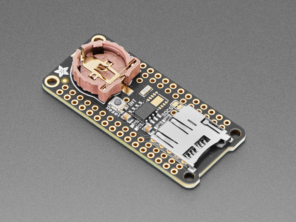 Adalogger FeatherWing - RTC + SD Add-on For All Feather Boards
