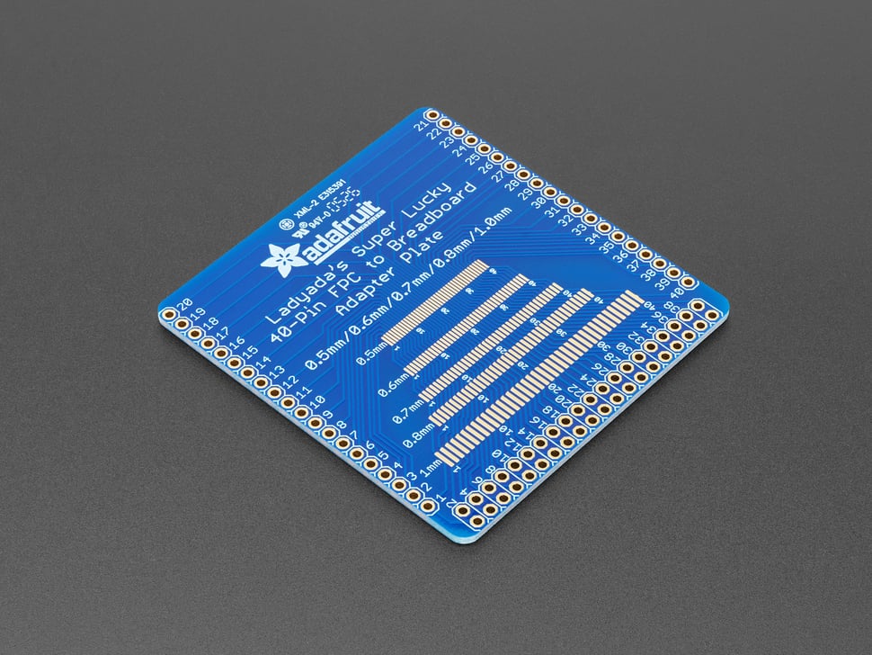 Adafruit Multi-pitch FPC Adapter - 40 Pin 0.5/0.6/0.7/0.8/1.0mm