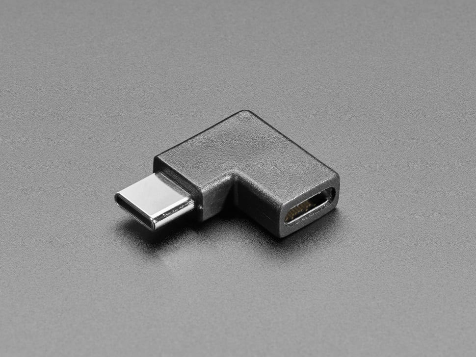 Right Angle USB Type C Adapter - USB 3.1 Gen 4 Compatible