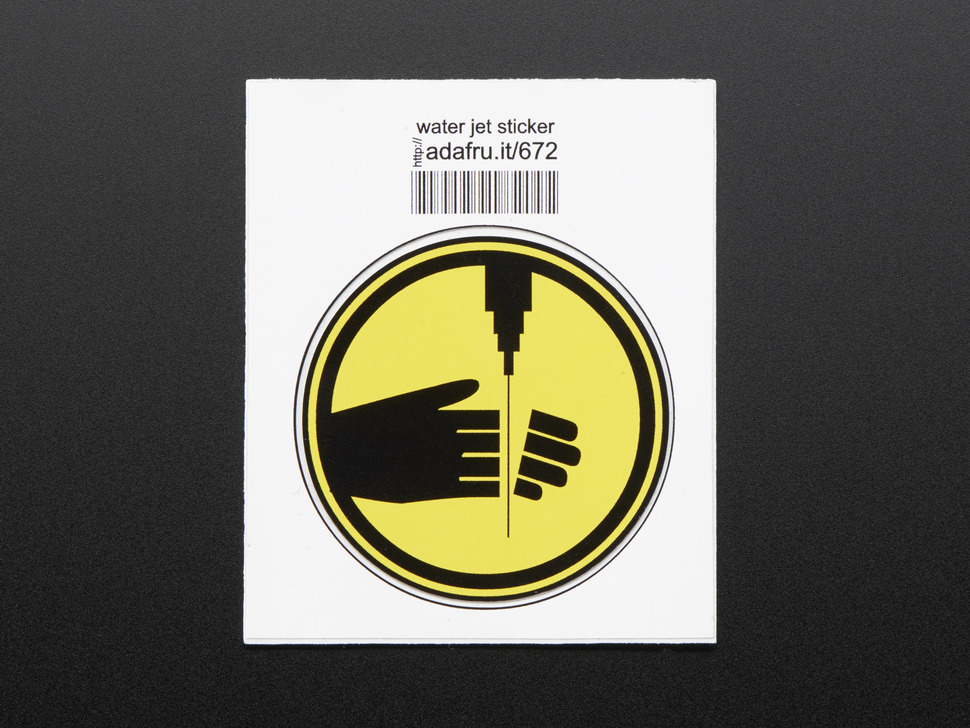 Water jet - Sticker!
