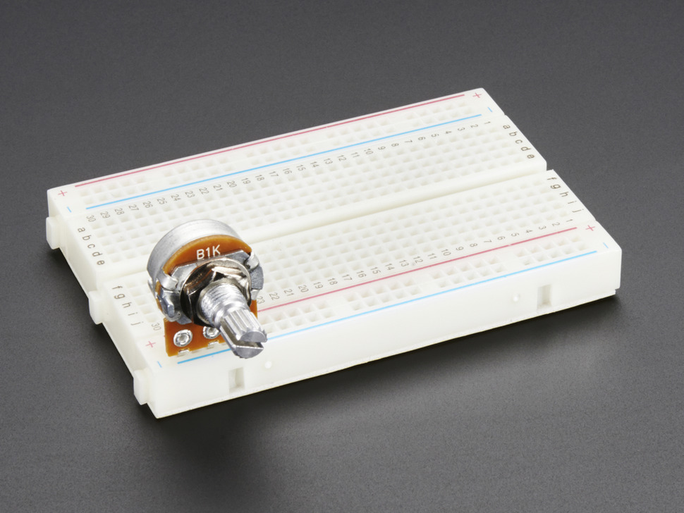 Panel Mount 1K potentiometer (Breadboard Friendly)