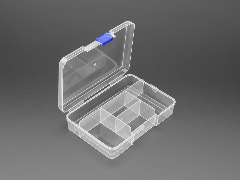 Latching 5-Compartment Storage Box