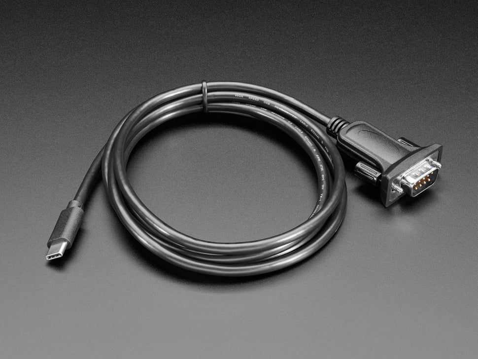 USB Type C to DB-9 Adapter Cable - 1.5m long