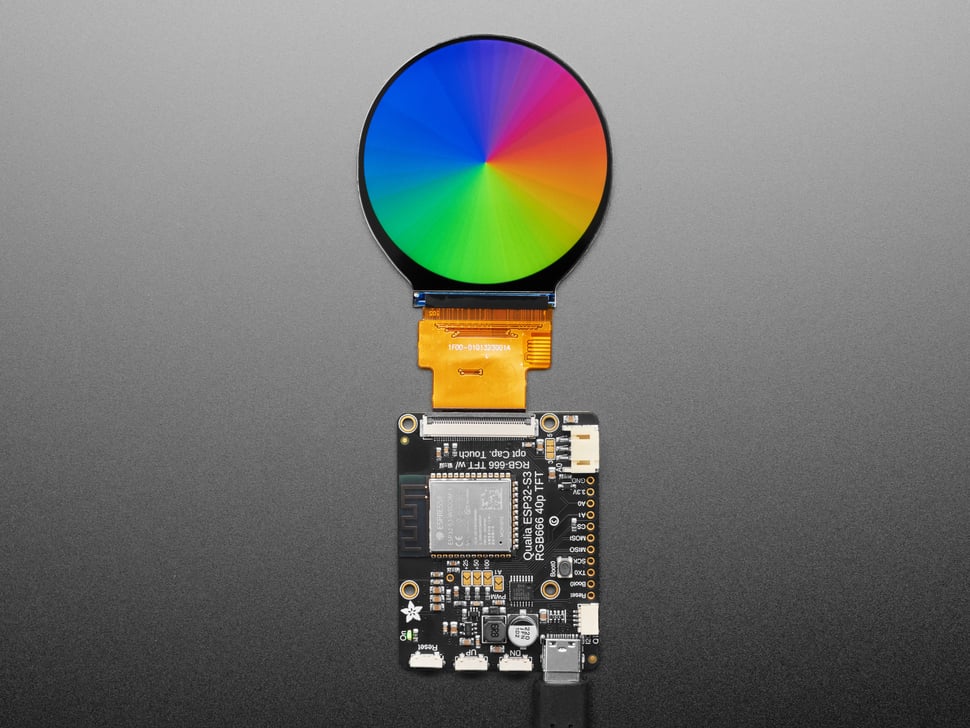 Round RGB TTL TFT Display - 2.1" 480x480 - No Touchscreen