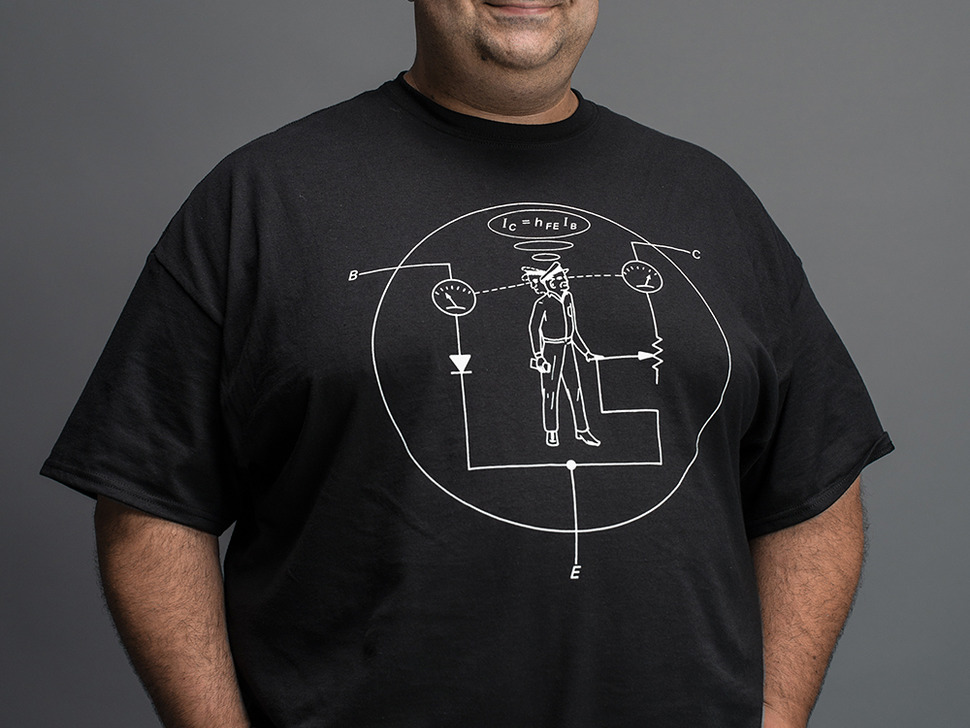 Transistor Man Shirt - Mens 4X-Large