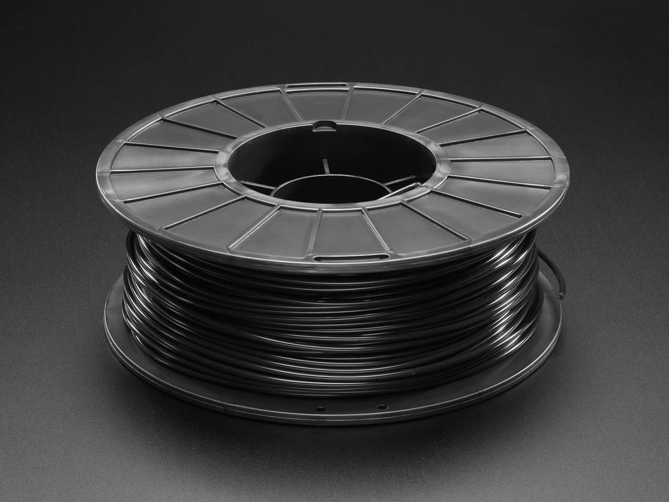 PLA Filament for 3D Printers - 2.85mm Diameter - Black - 1.0Kg