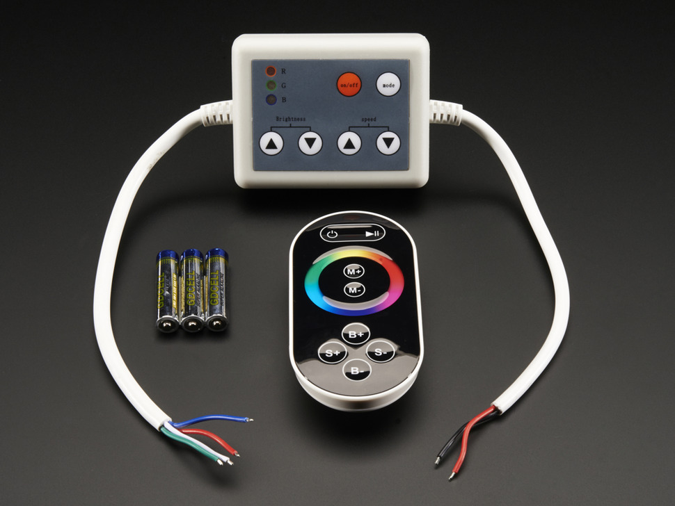 RF Touch Wheel Controller for Analog RGB LED Strips