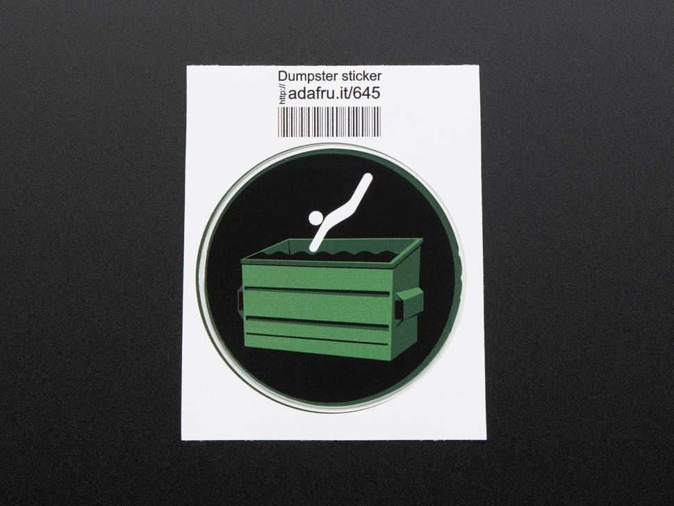 Dumpster Diving! - Sticker!