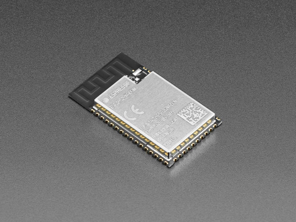 ESP32-S2 WROOM Module with PCB Antenna - 4 MB flash and no PSRAM