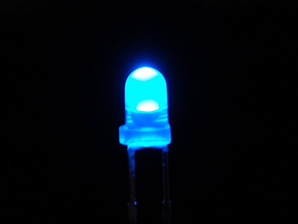 Diffused Blue 3mm LED (25 pack)