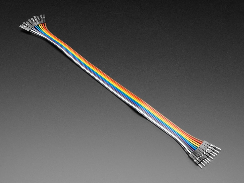 Premium Female/Male 'Extension' Jumper Wires - 10 x 12" (300mm)