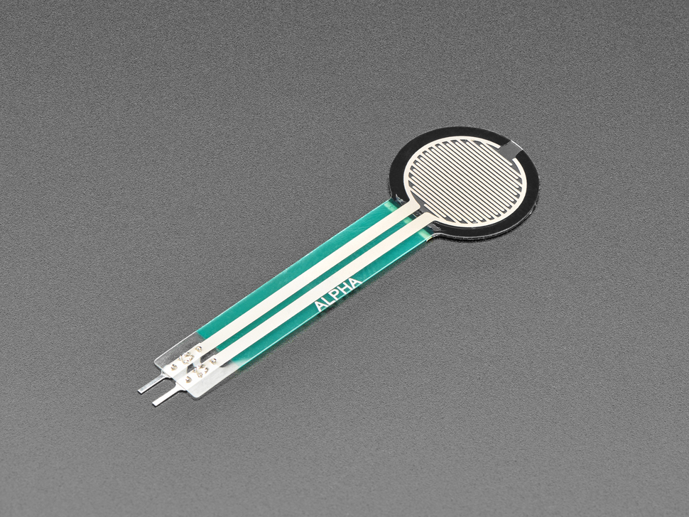Round Force-Sensitive Resistor (FSR) - 0.3 ~ 10 Newton Force