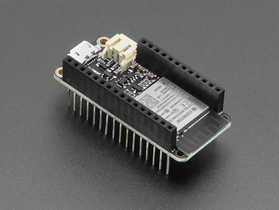 Assembled Adafruit HUZZAH32 – ESP32 Feather Board