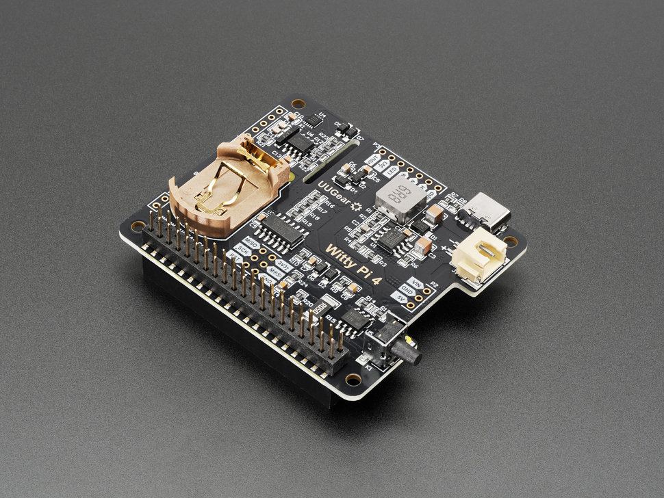 Witty Pi 4 HAT - RTC & Power Management for Raspberry Pi