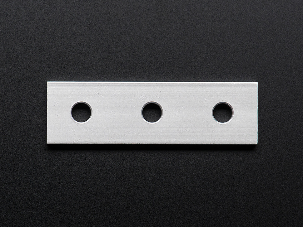 Coupling Plate - 3 Holes - 20x20 Aluminum Extrusion