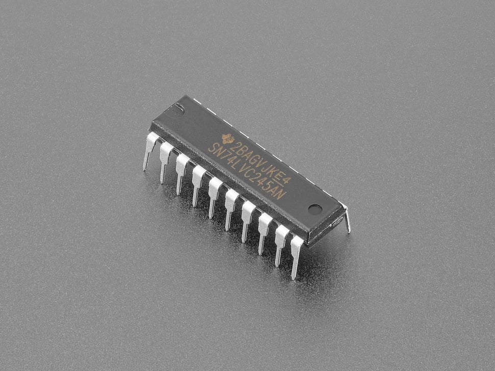 74LVC245 - Breadboard Friendly 8-bit Logic Level Shifter