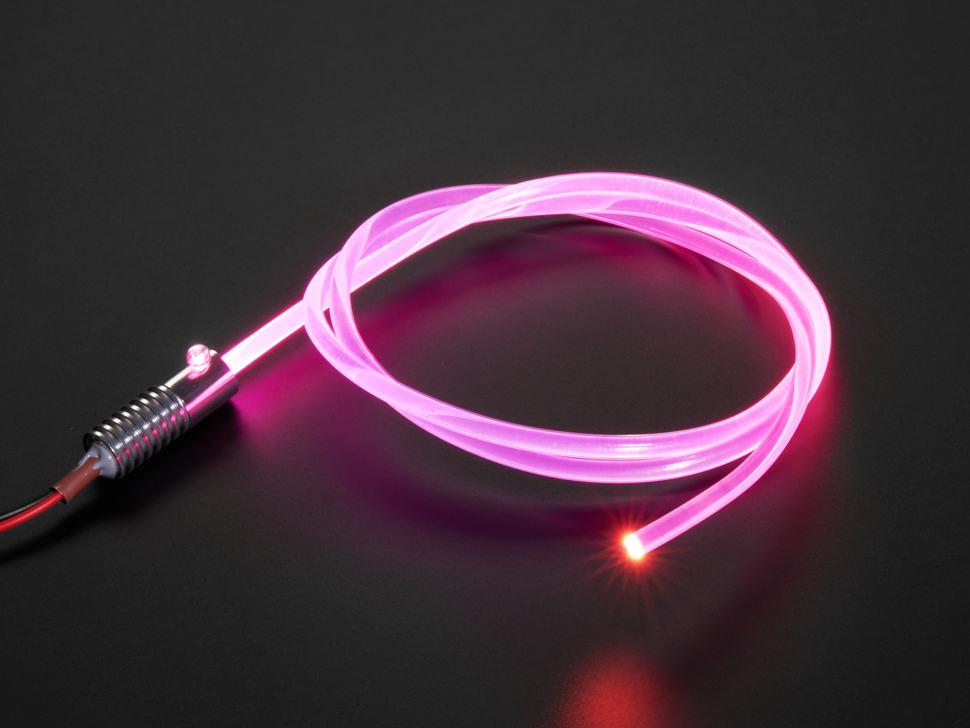 Fiber Optic Light Source - 1 Watt - Pink